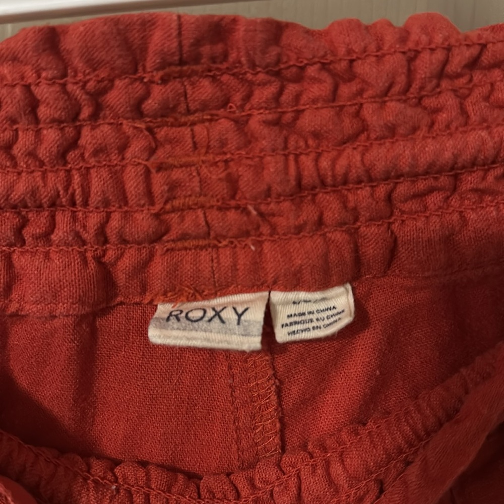 ROXY Oceanside Beach Pants Orange -Size Large w/ 32 in. inseam - Picture 9 of 9